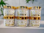 Golden Brightening Facial Kit 6-Piece Set with 24K Gold for Glowing Skin