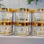 Golden Brightening Facial Kit 6-Piece Set with 24K Gold for Glowing Skin
