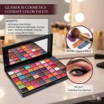 48 Color Eyeshadow Palette with Shimmer and Metallic Shades — XXL Pro Makeup