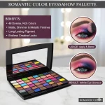 48 Color Eyeshadow Palette with Shimmer and Metallic Shades — XXL Pro Makeup - Image 4