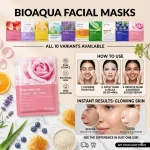 Bioaqua Facial Sheet Mask Collection Pack of 3 - Image 3