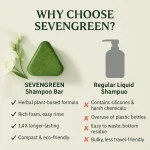 Green Anti-Hair Fall Soap 100g - Image 3