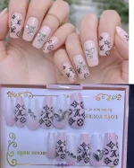 Luxury Fake Nails Louis Vuitton Rhinestone Set - Image 5
