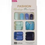 Acrylic Fake Nails Multicolor Smooth Coverage Pack of 1 - Image 3