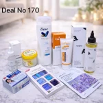 8 in 1 Skincare Bundle with Fake Nails & 800ml Lotions