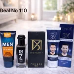 Men 3 in 1 Face Wash & Cream Set 50ml Multicolor