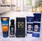 Men 3 in 1 Face Wash & Cream Set 50ml Multicolor - Image 3