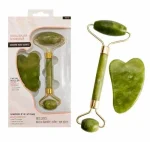 Green Facial Derma Roller with Under Eye Stone - Image 3