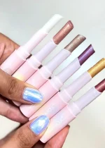 Matte & Glitter Lipstick Set 6 Pcs Multicolor 100g - Image 5