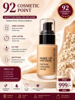 Hudebeaitly Makeup Shine Control Foundation - Image 4