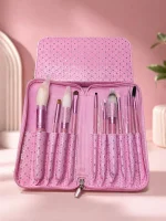 10 Pcs Purple Makeup Brushes Set for Beginners & Pros - Image 4