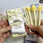 Cute Cat Design Makeup Brushes Set for Practicing