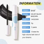 Waterproof Eyelash Mascara Black — Smudge Proof Volumizing Lash Formula