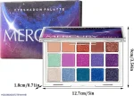 Matte and Glitter Eyeshadow Kit 100g High Pigment Pakistan