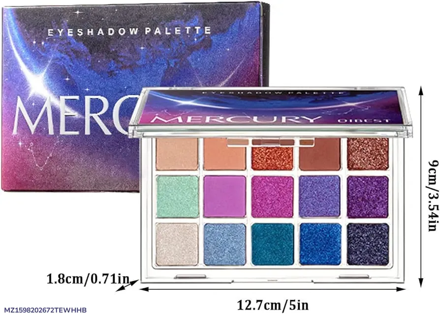 1598-71-734433-product-1 Matte and Glitter Eyeshadow Kit 100g High Pigment Pakistan - Image 1