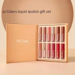 12 Color Liquid Lipstick Set Cool Undertone 200g | Matte Long-Lasting Lipstick Collection