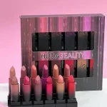 Huda Beauty 12 Shade Nude Lipstick Set 200g