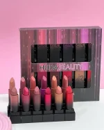 Huda Beauty 12 Shade Nude Lipstick Set 200g - Image 3