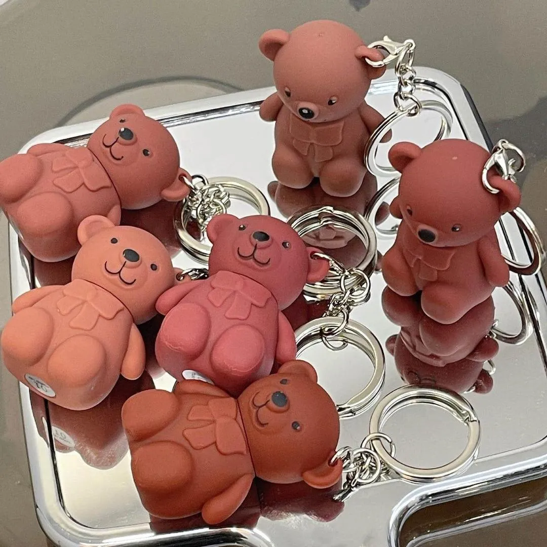 1598-72-716652-product-1 Nude Bear Keychain Set 6 Pcs High Pigmented - Image 1