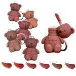 Nude Bear Keychain Set 6 Pcs High Pigmented - Image 3