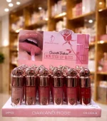 Matte & Shine Lip Gloss Set of 6 Nude Shades - Image 4