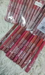 Lip Pencil Set 12 Pcs Matte Red Brown Shades - Image 3