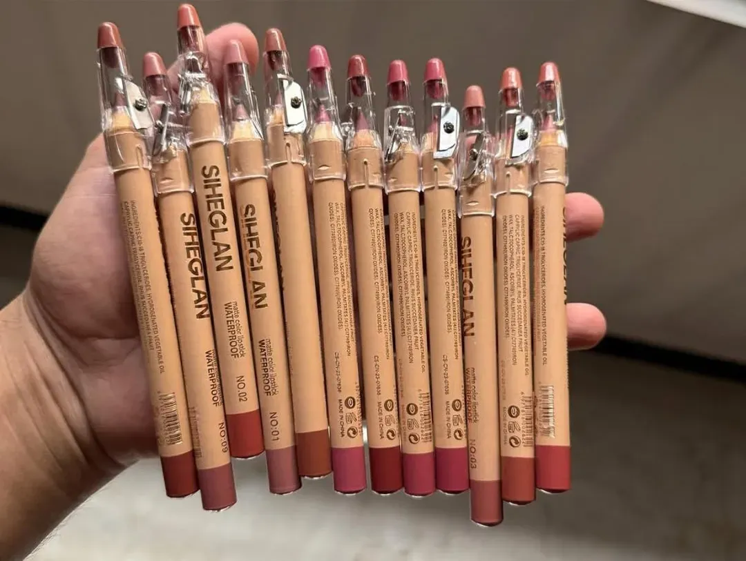 1598-72-726575-product-1 Nude Bold Coverage Lip Pencils 12 Pack Multicolor - Image 1