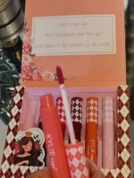 Multicolor Liquid Lip Gloss Set of 6 Cool Undertone - Image 3