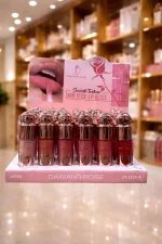 Multicolor Matte Lip Gloss Set of 6 Bold Coverage - Image 3
