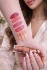 Multicolor Matte Lip Gloss Set of 6 Bold Coverage - Image 4