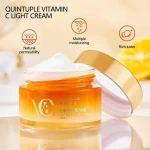 Vitamin C Whitening Cream 50ml Orange Bottle All Skin Types - Image 5