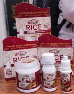 Ginrich Rice Dark Hair Serum & Mask Set - Image 3