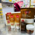 Golden Glow Face Powder Mask Set 200g Brown Whitening Brightening