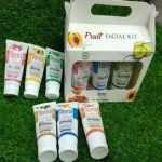 Fruit Facial Kit 6 Pcs Whitening Brightening Cream Set 300g Multicolor