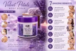 Velvet Petals Body Scrub Whitening And Brightening 200 - Image 2