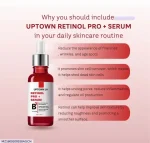 Uptown Retinol Pro + Serum 50ml Black Bottle - Image 3