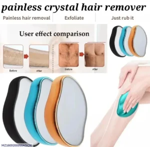 Painless Crystal Hair Remover Stainless Steel Black