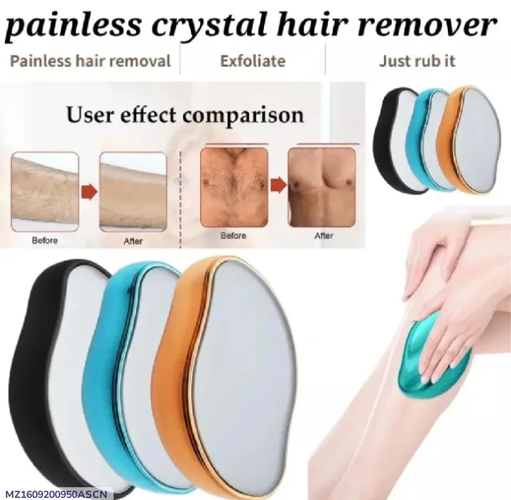 1609-343-729646-product-1 Painless Crystal Hair Remover Stainless Steel Black - Image 1