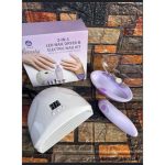 Nail Dryer & Kit with LED Lamp & 5 Buffers - Image 3