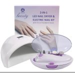 Nail Dryer & Kit with LED Lamp & 5 Buffers - Image 4