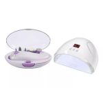 Nail Dryer & Kit with LED Lamp & 5 Buffers - Image 5