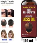 Magic Touch Hair Regrowth Oil 120ml – Anti Hair Fall & Hair Growth Oil for Damaged Hair in Pakistan