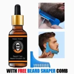 Frizz Control Beard Oil for Growth and Smooth, Manageable Facial Hair