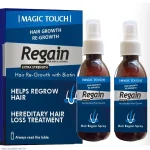 Magic Touch Minoxidil 5% Hair Topical Solution three month Supply - Hair Regain, Regrowth - Minoxidil spray Pack of 2