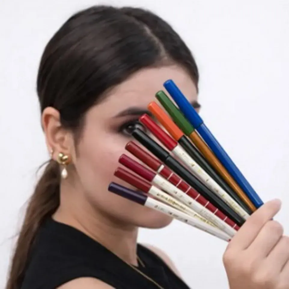 1710-72-727500-product-3 Multi-Shade Precision Liner Pen Set 12 Matte Lip Pencils - Image 1