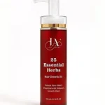 25 Essential Herbs Hair Growth Oil Red Bottle for Hair Fall and Dandruff Control