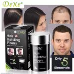 Dexe Hair Building Fibers Black Matte Instant Volume Boost for Thinning Hair - Image 5