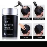 Dexe Hair Building Fibers Black Matte Instant Volume Boost for Thinning Hair - Image 3