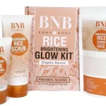 Rice Glow Kit for Pakistani Skin – Brightening Face Wash, Scrub & Mask