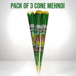 Meera Cone Mehndi Paste Pack of 3 Bridal Henna
